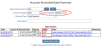 Accounts Receivable Batch Payments screen with amounts entered into the Apply sections and the Amount Applied field highlighted